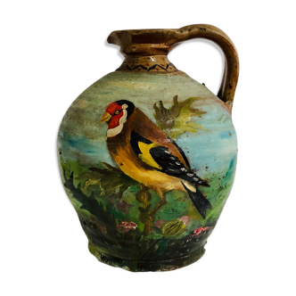 Terracotta painted jar