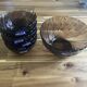 6 bowls + 1 large Duralex salad bowl beautiful Creole smoked glass