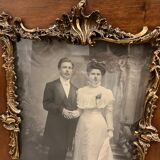 Frame with wedding photo year 1909