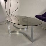 Space age coffee table "Ellipse" by Paul Legeard. 1960