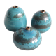 Trio of green miniature ceramics Antonio Lampecco