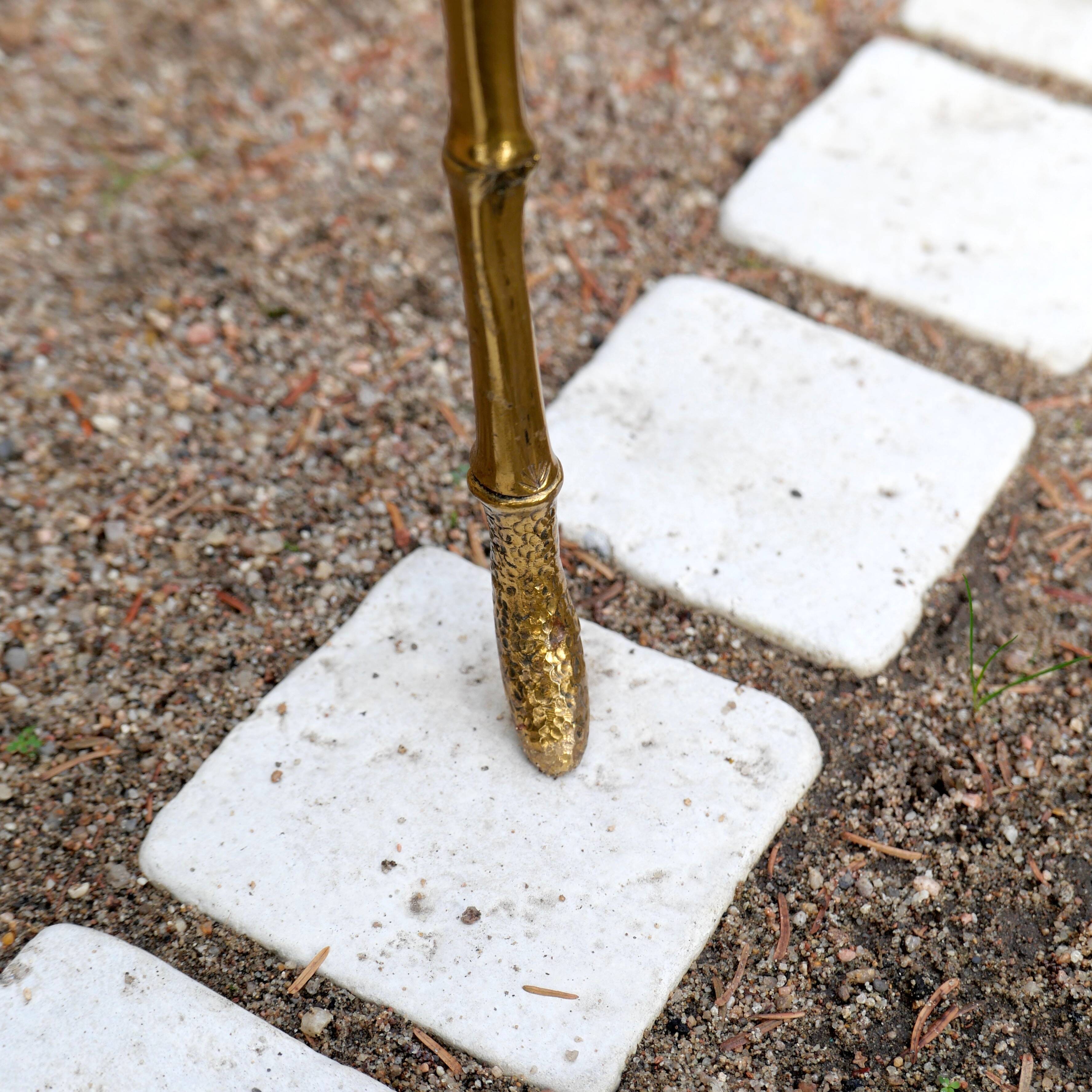 Set of 3 nesting tables in gilded bronze Maison Baguès 1940
