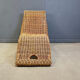 Wicker chaise longue, 1970s