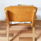 Potty chair, wooden armchair for children, Baumann style