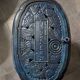 Vintage "Le Non Pareil" cast iron blue enamel pan – Upcycled to bioethanol