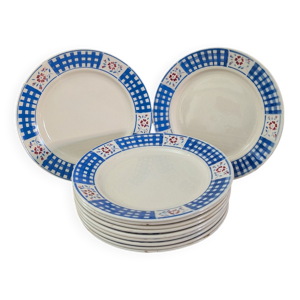 assiettes KG Lunéville