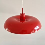 Red RA-40 pendant lamp by Piet Hein for Lyfa, Denmark 1960's