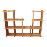 Pine staircase shelf in Regain style