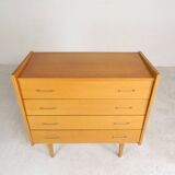 Vintage chest of drawers with 4 drawers, 1960s