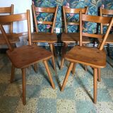 Set of 6 chairs Adolf Schneck 1940