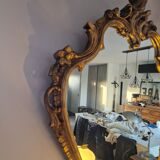 Gilded baroque mirror 98 x 67 cm