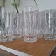 Water or aperitif glasses in crystal