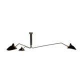 Ceiling light Serge Mouille 3 branches, Serge Mouille edition