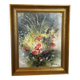 Tableau bouquet de fleurs huile sur toile signée