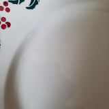 Flat, dessert, hollow plates and tureen in old earthenware