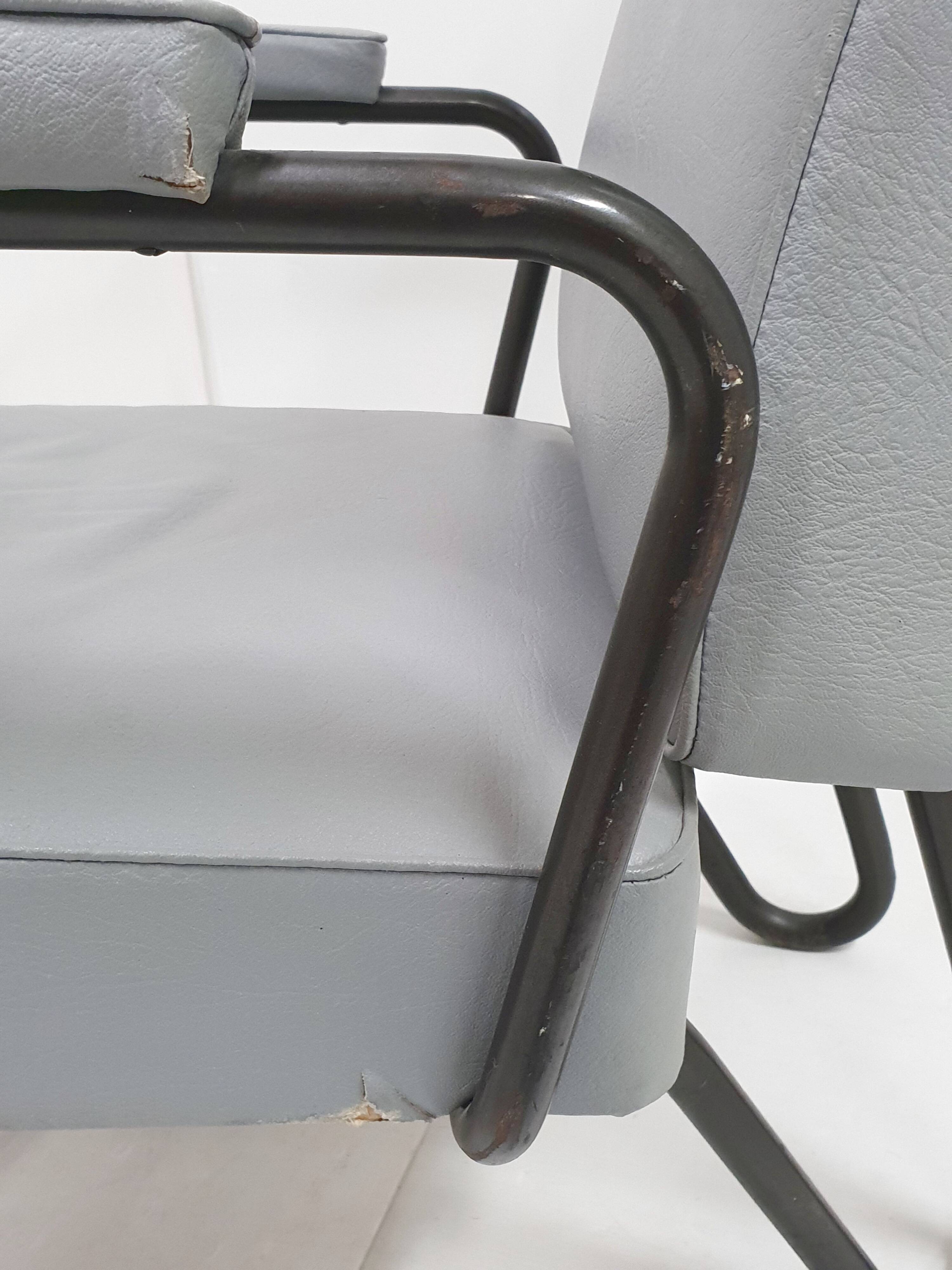 Fauteuil Picardie de Jacques Hitier pour Tubauto, 1950