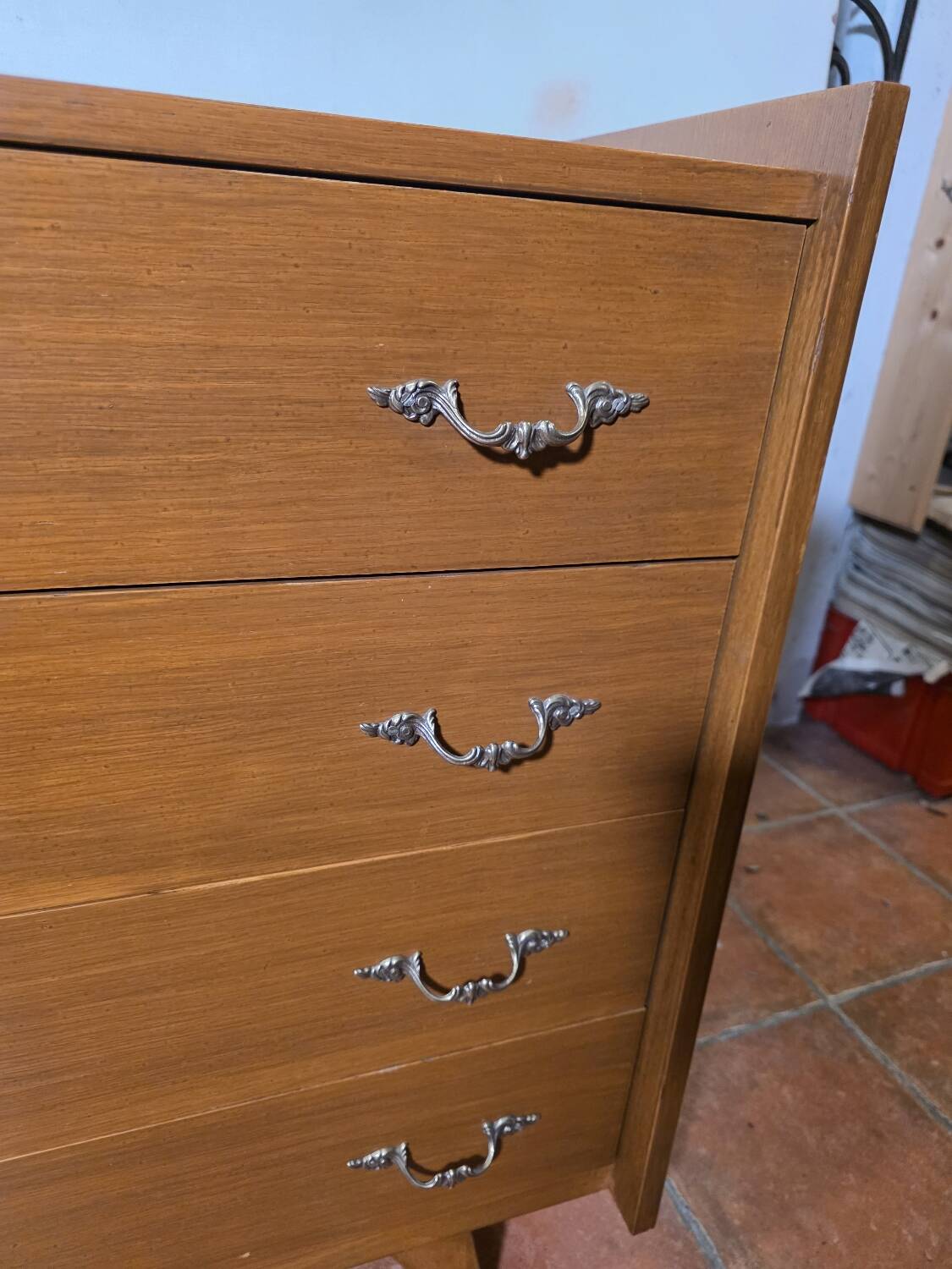 Commode vintage en chêne des années 60