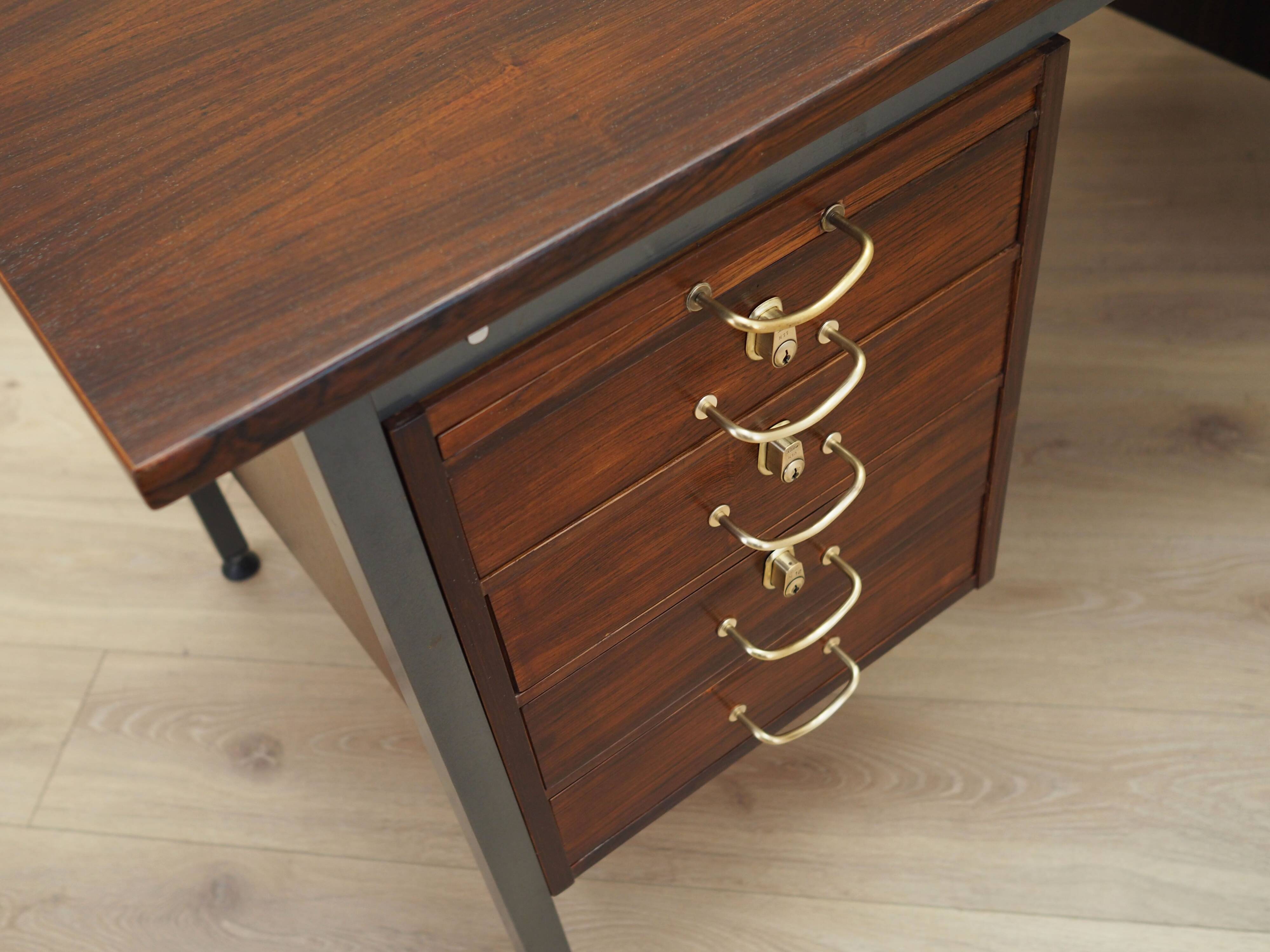 Rosewood desk, Danish design, 1970s, production: Denmark