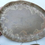 Sandstone smoker's necassary signed Denbac art nouveau