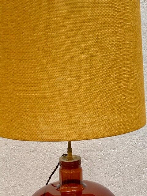 Vintage bottle lamp