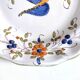 Moustiers earthenware decorative plate with bird