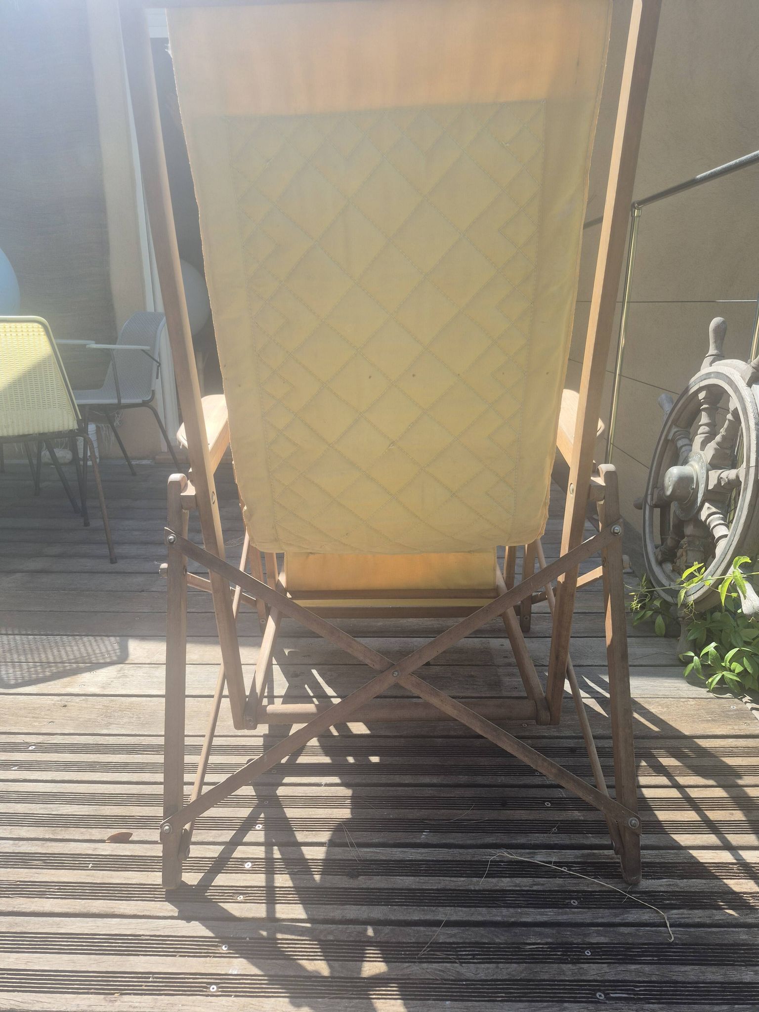 Fifties deck chair