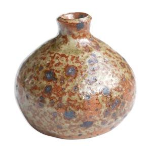 Vase figue en grès pyrité, années 70