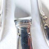 7 silver-plated metal knives, hallmarked 2107106