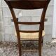 Antique straw armchair