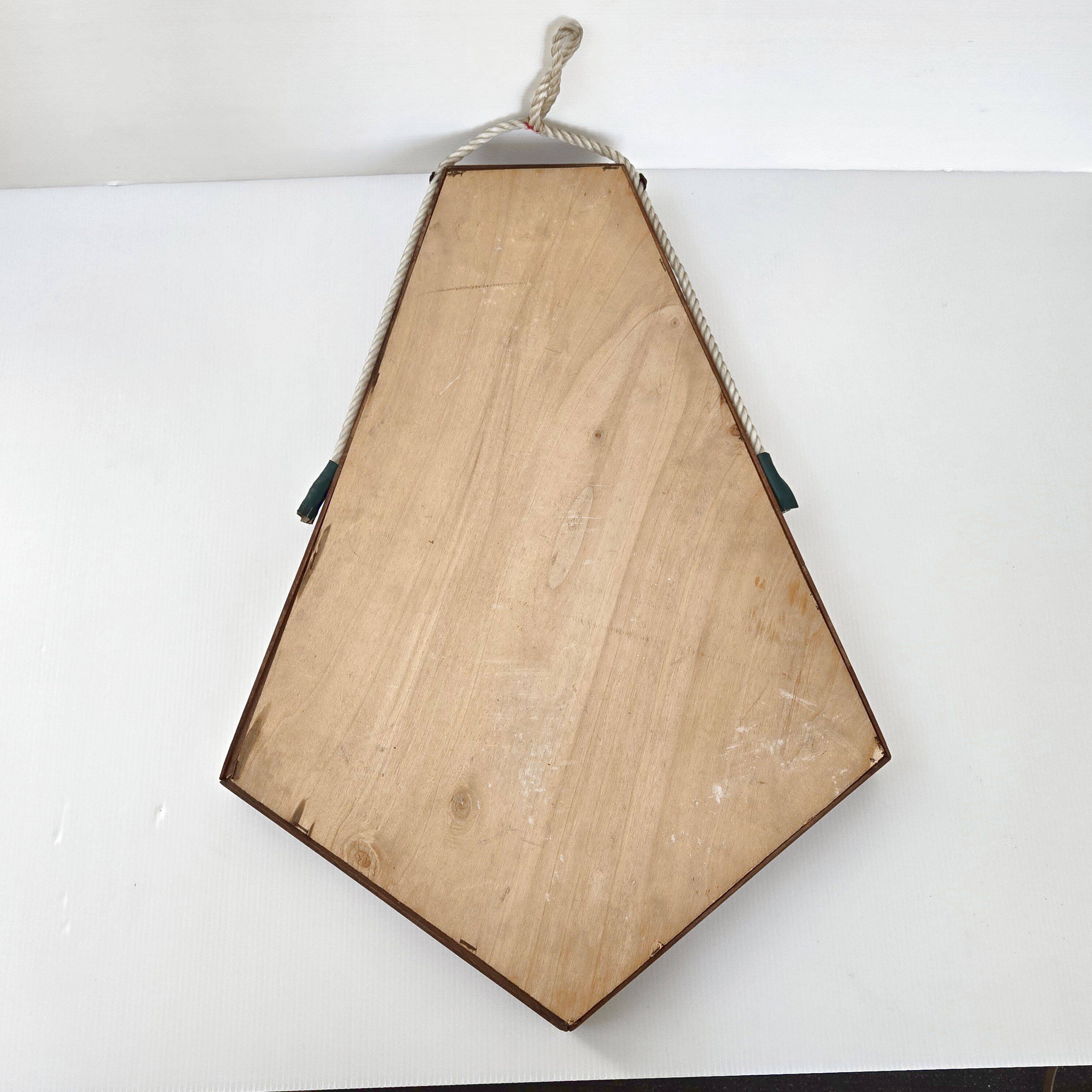 Vintage teak mirror 1960