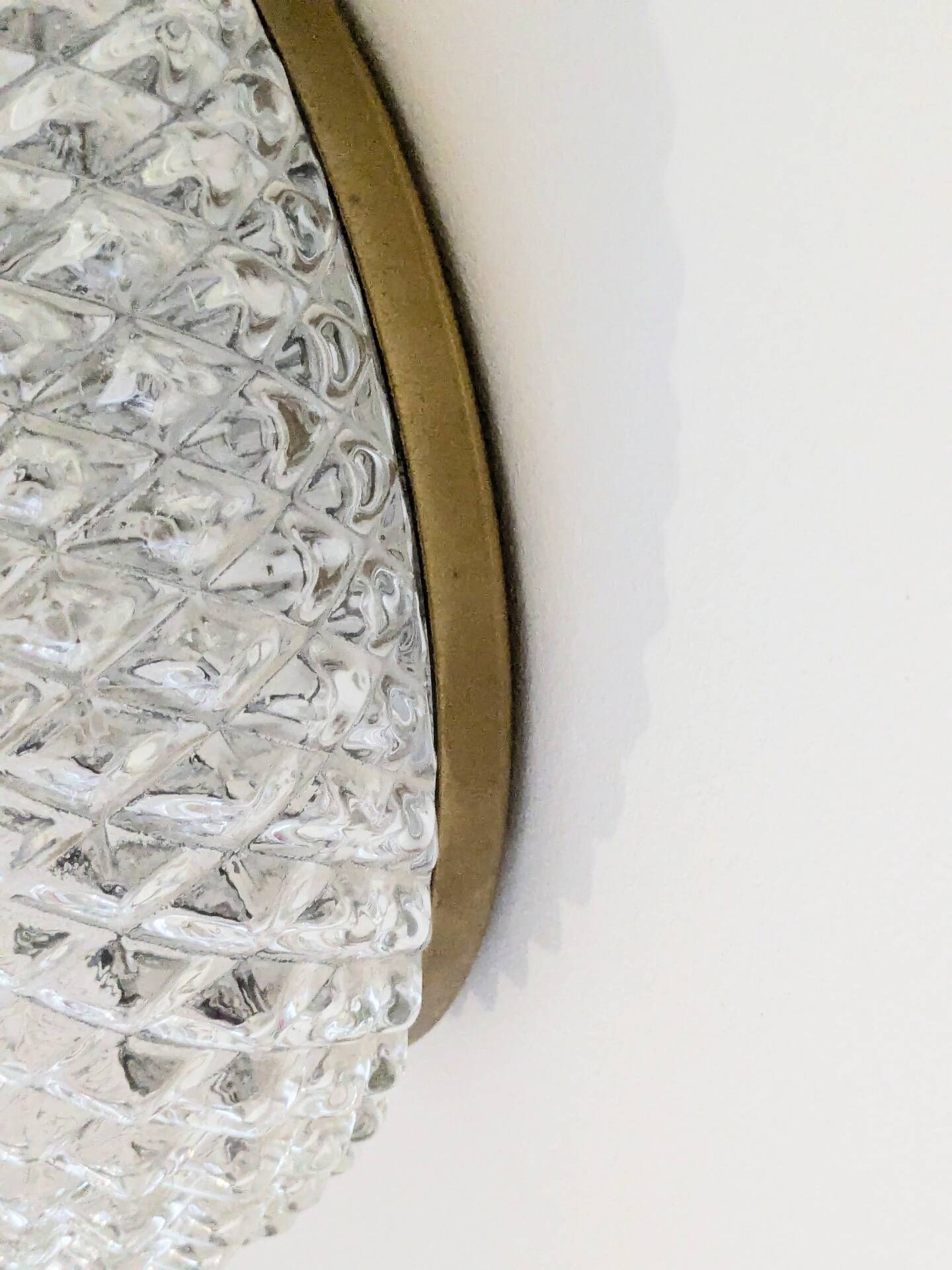 Limburg ceiling light with diamond points