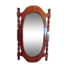 Miroir en bois ovale