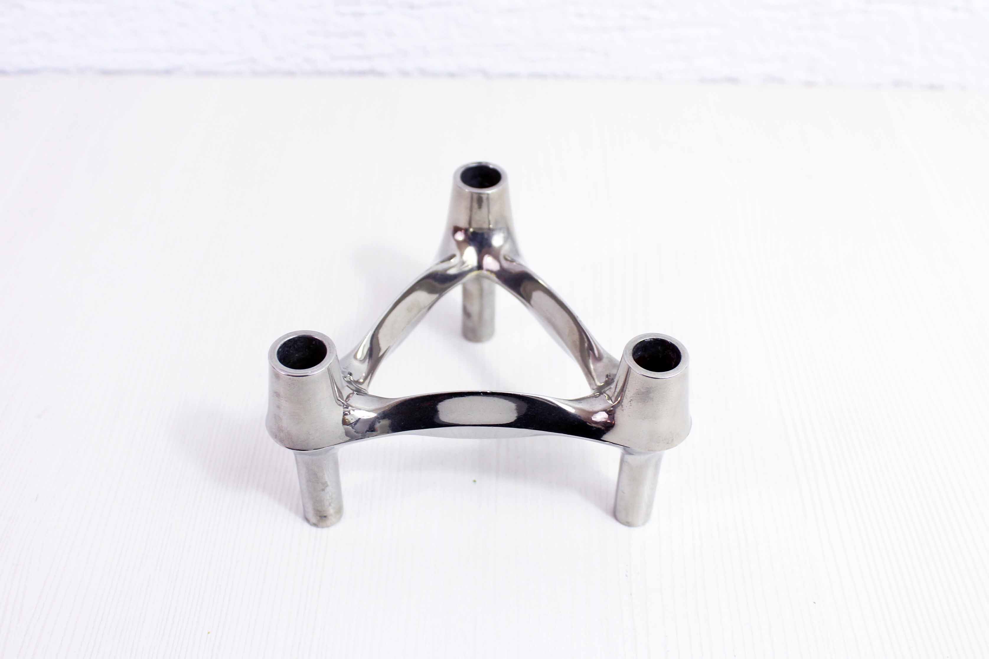 Set of 5 candlesticks modular by Nagel