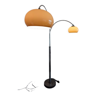 Lampadaire Dijkstra chrome et plastique