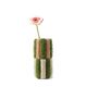 Vase Damier Vert & Rose