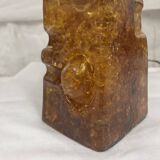 vintage fractal resin lamp 60s/70s