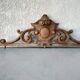 old wooden pediment