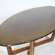 Mid-Century Oval Coffee Table for Kondor Möbel, 1960s