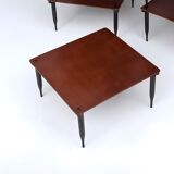 Walnut coffee table model "T8" by Vico Magistretti for Azucena, Italy