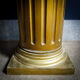 Classic gold colored columns