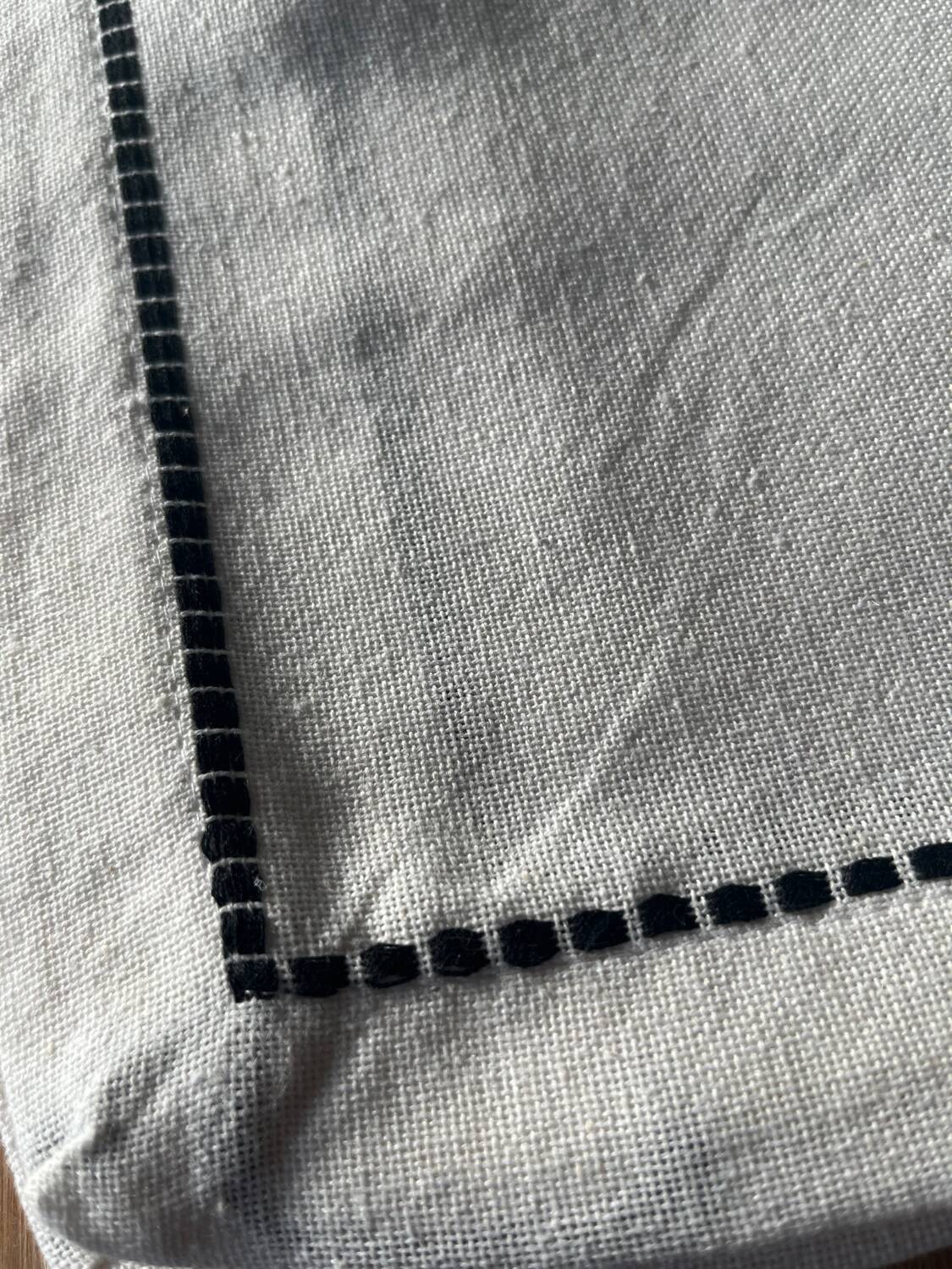 Embroidered cotton tablecloth