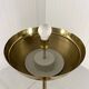 Vereinigte Werkstätten München brass & glass globe floor lamp 1960’s
