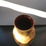 Vase st clément ref 9218 céramique beige France vintage