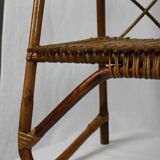 Rattan bedside table