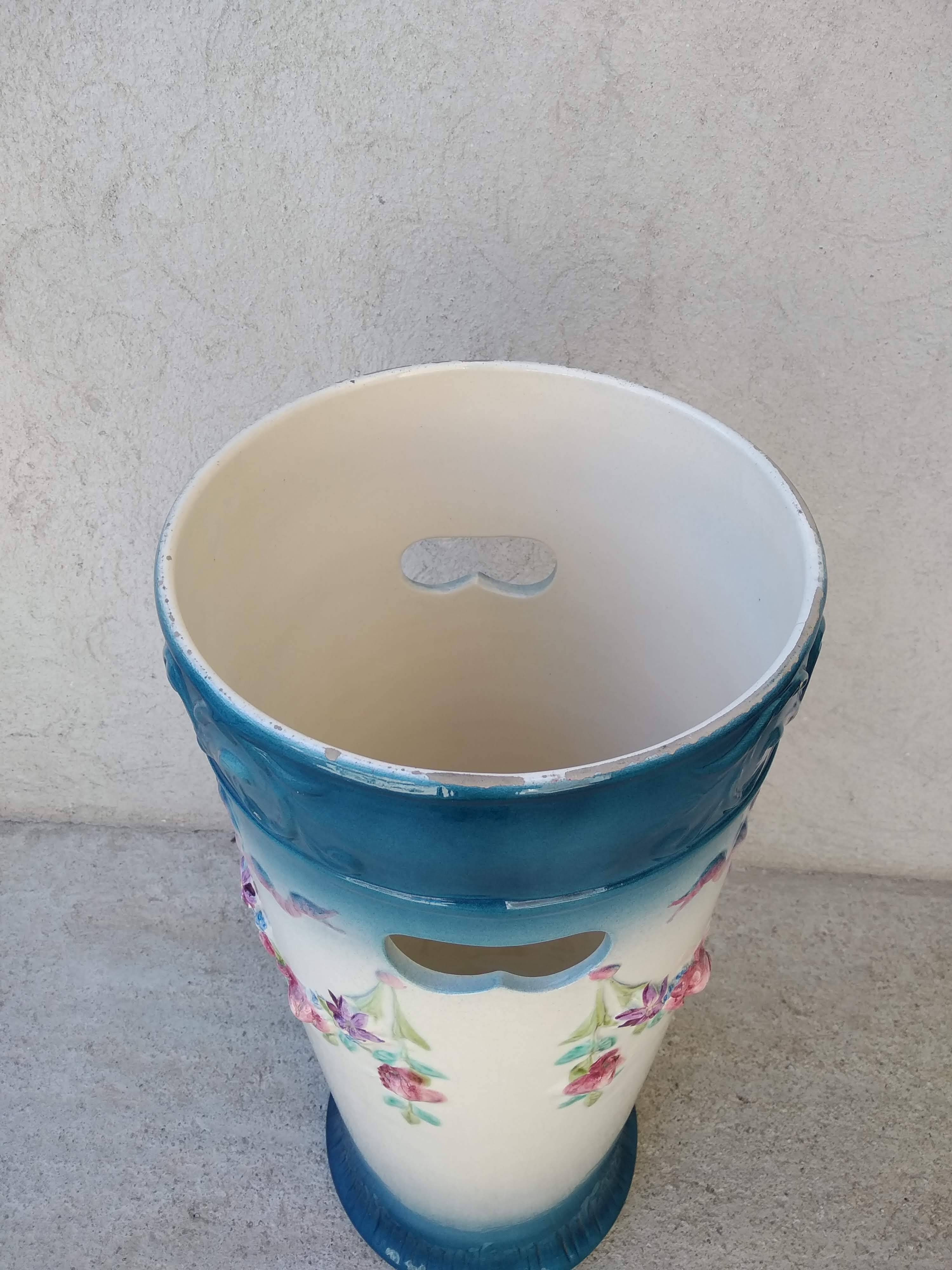 Longchamp Terre de Fer Barbotine ceramic umbrella stand
