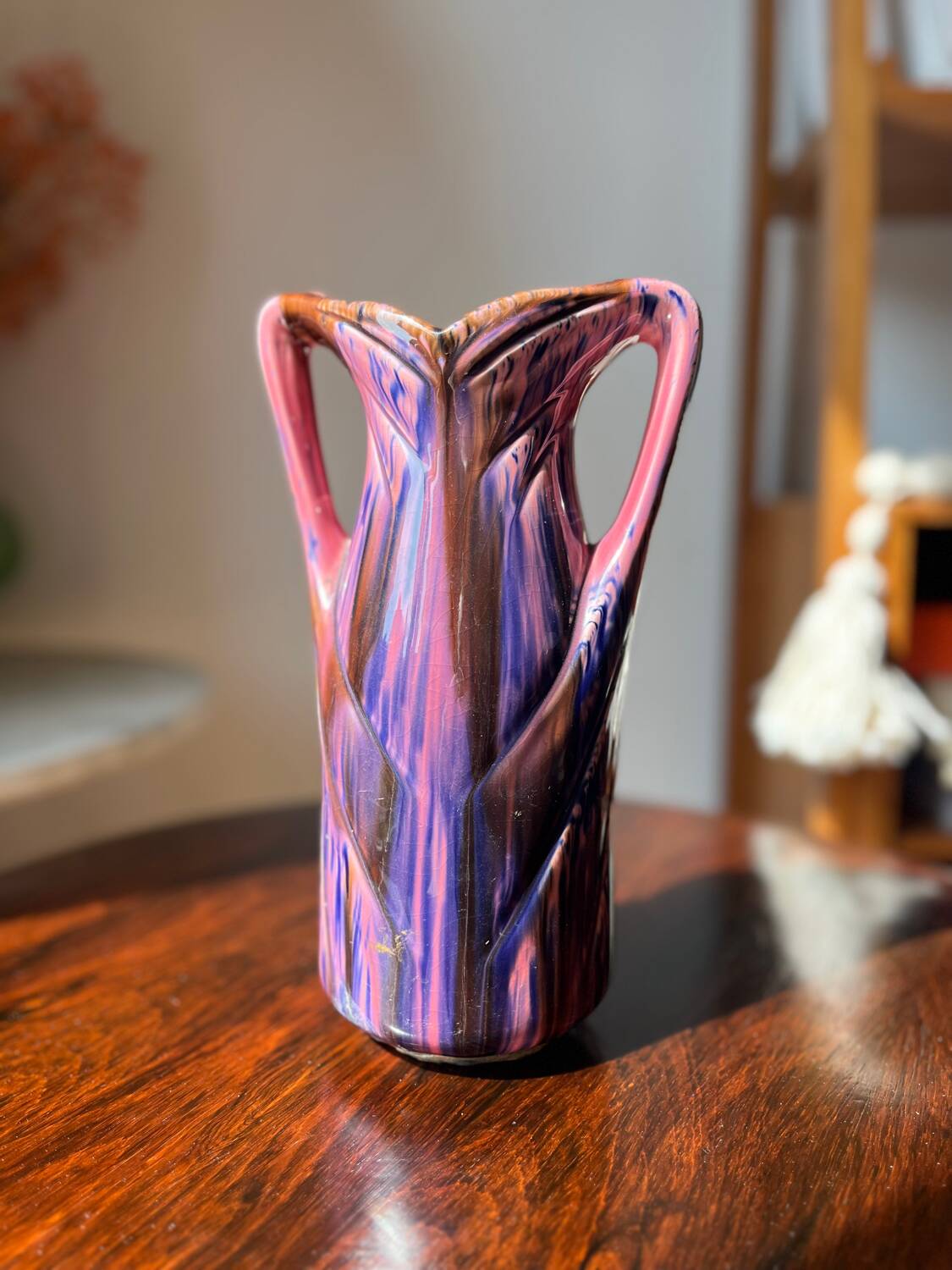 Louis Gueule. Art Deco majolica vase