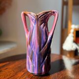Louis Gueule. Art Deco majolica vase