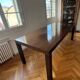 Contemporary solid oak table Cinna