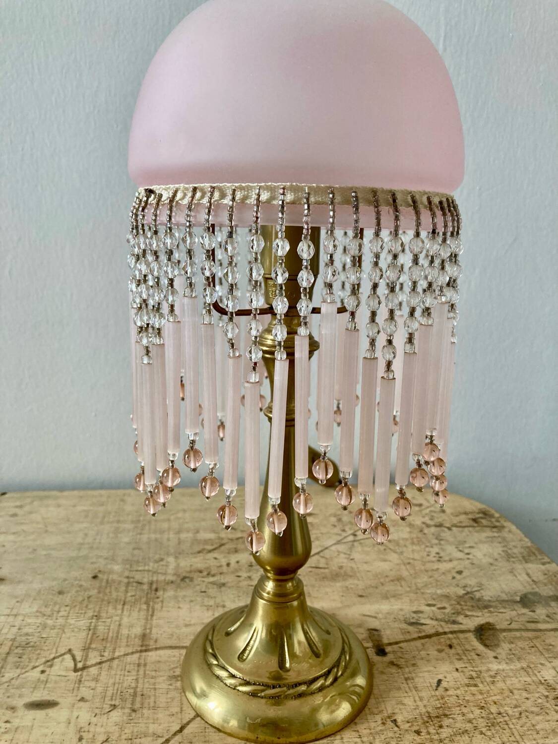 50s tassel lamp