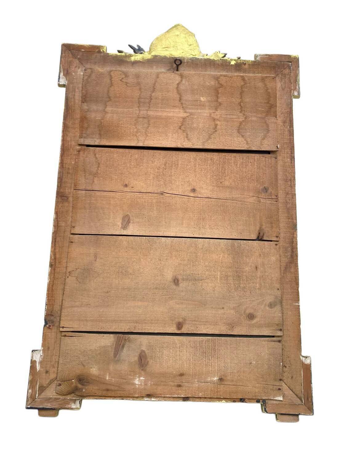 Two antique 19th century mirrors in carved Napoleon oak wood